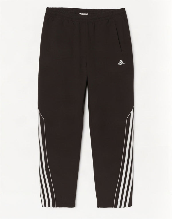 Męskie spodnie dresowe Adidas, średni czarny poliester