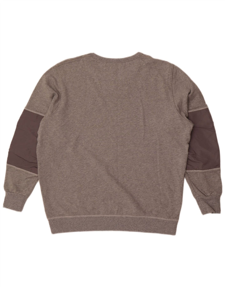 Męska bluza dresowa G-Star 2XL, szara bawełna z blokami kolorów