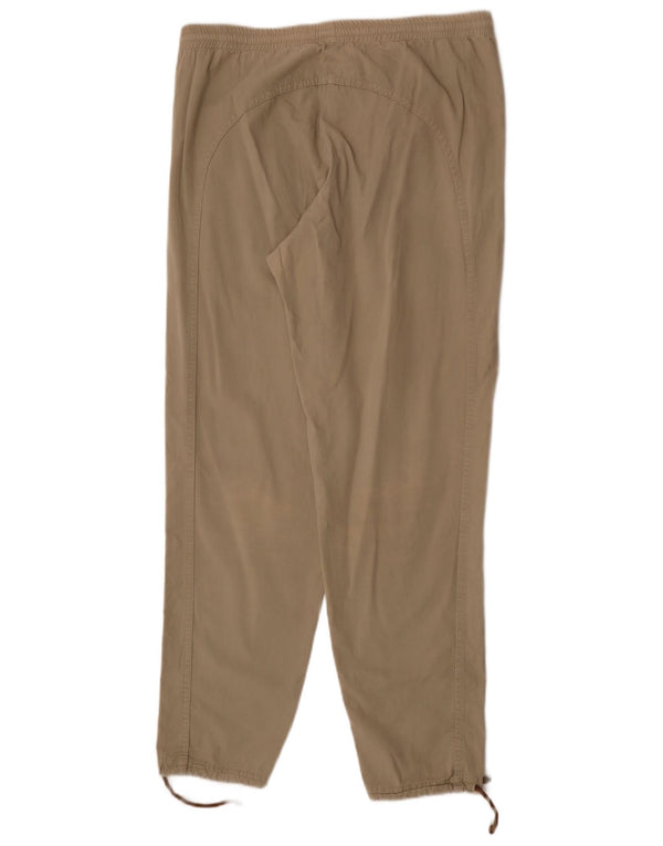 Think Różowe damskie proste spodnie Chino UK 12 Medium W30 L30 Beżowe
