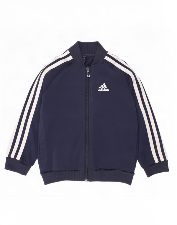 Kurtka chłopięca Adidas Dresowa Top 3-4 lata Granatowa Poliester