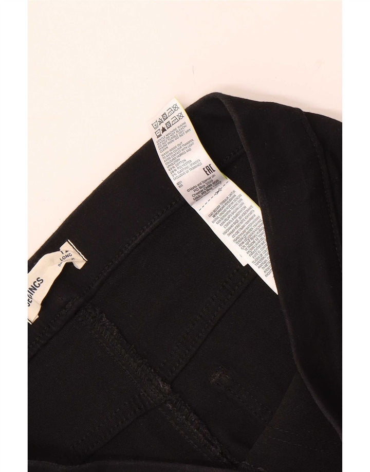 Marks & Spencer Damskie jeansy Jegging UK 12 Medium W30 L30 Czarna bawełna