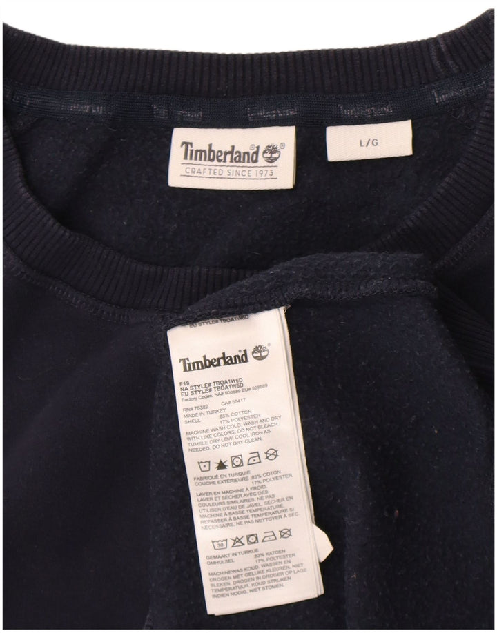 Męska bluza Timberland, duża, granatowa, bawełniana