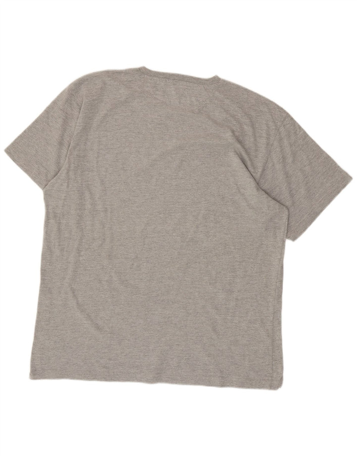 CHAMPION Mens T-Shirt Top 2XL Grey Cotton