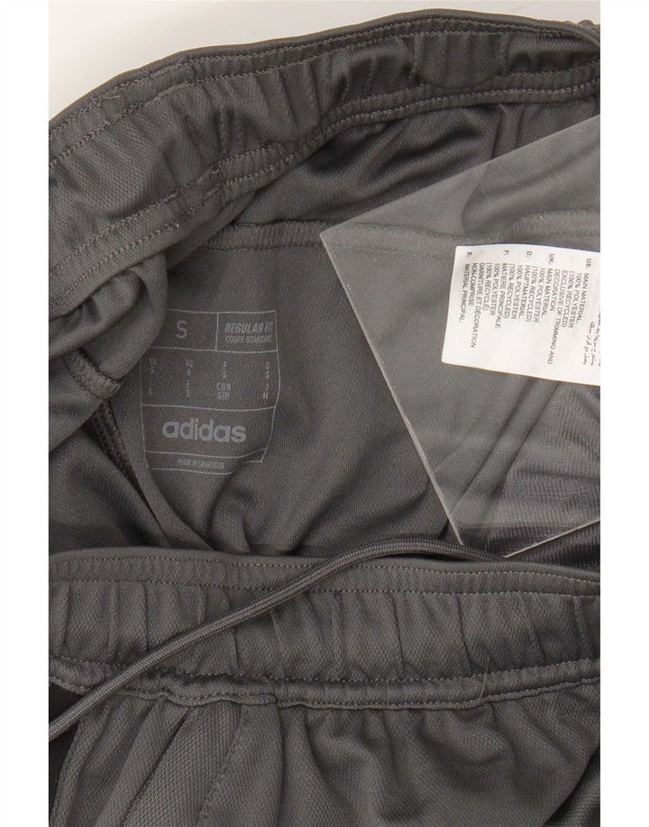 Męskie spodenki sportowe Adidas o regularnym kroju, małe, szare, z poliestru