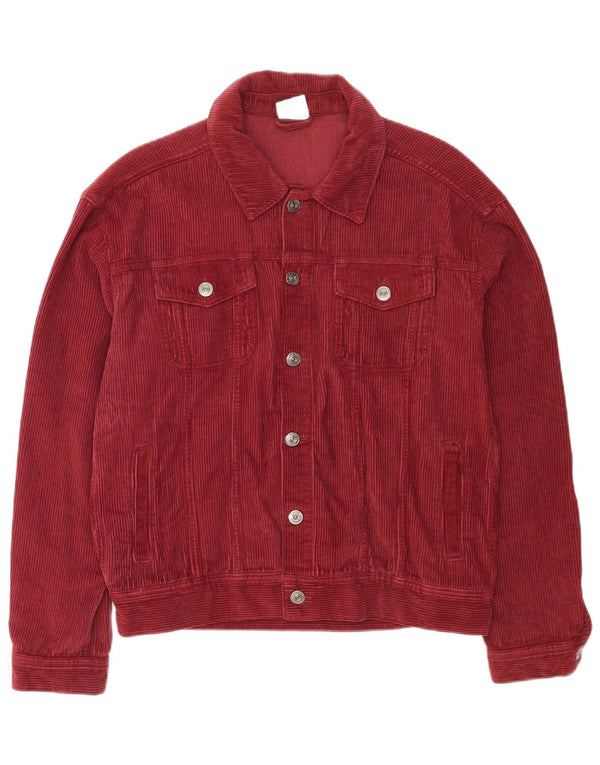 Męska kurtka sztruksowa Urban Outfitters UK 38, średnia, bordowa bawełna
