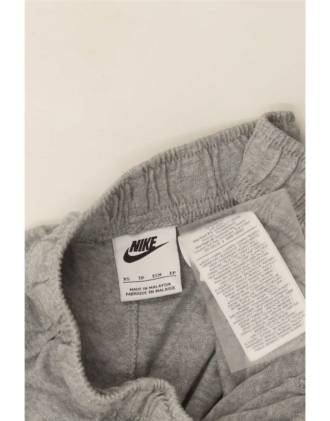 Męskie spodenki sportowe Nike XS, szara, bawełniana nakrapiana