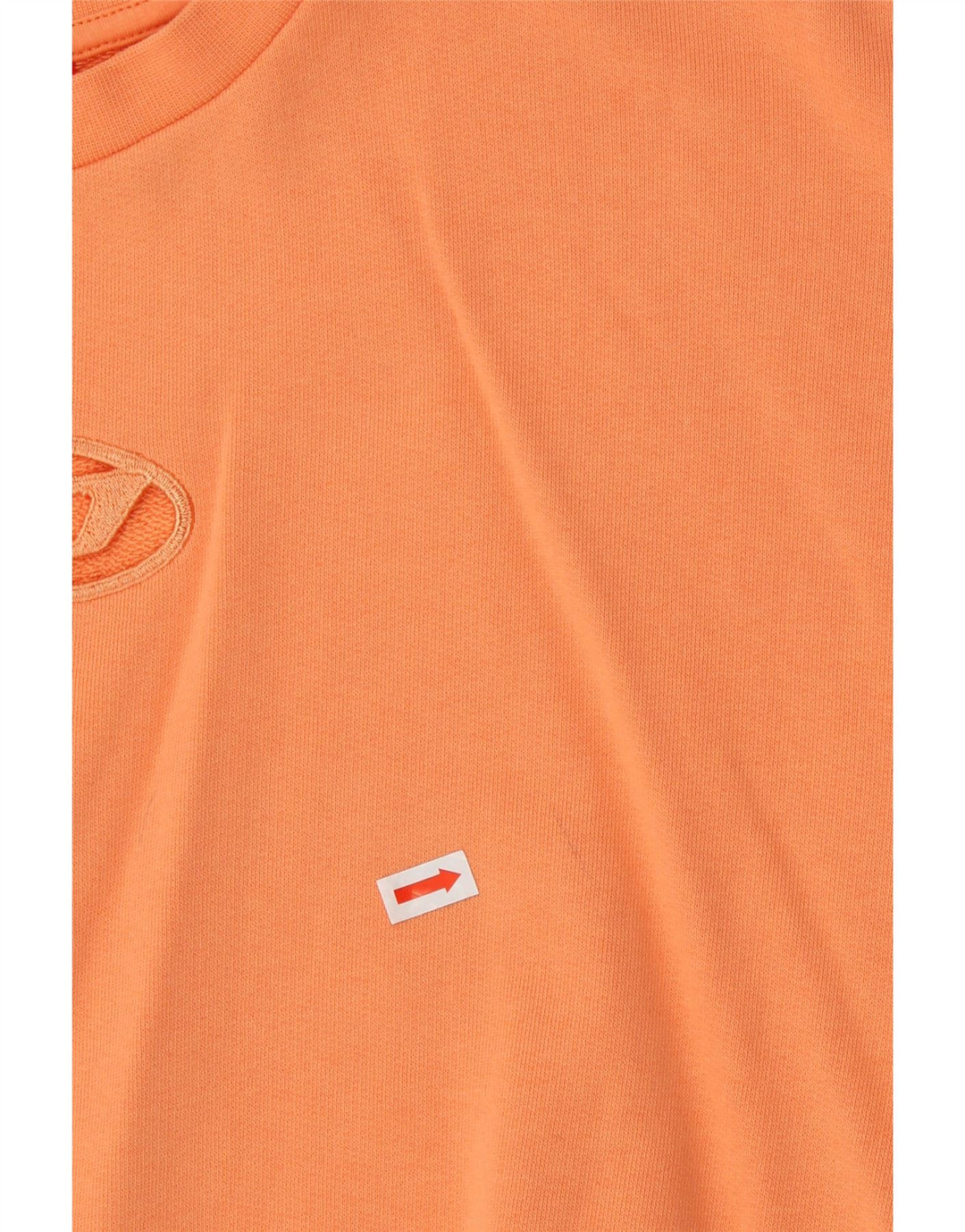 Bluza dziewczęca Diesel z grafiką, krótka, 11-12 lat, pomarańczowa, bawełniana