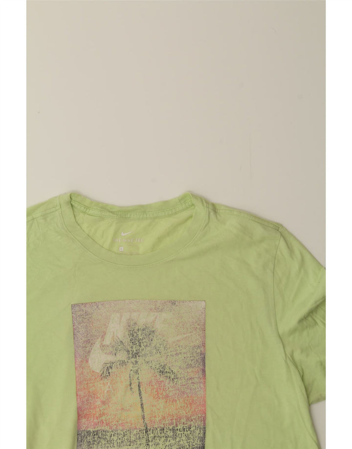 NIKE Mens Graphic T-Shirt Top Large Green Vintage Nike and Second-Hand Nike from Messina Hembry 