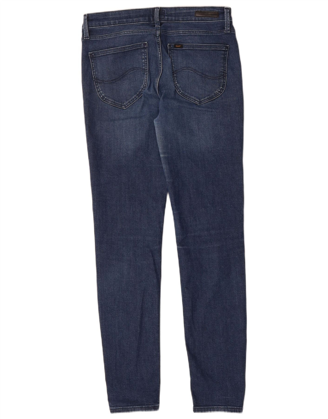 LEE Womens Scarlett Slim Jeans W30 L33 Navy Blue Cotton