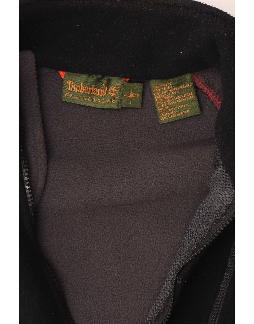 Męska kurtka polarowa Timberland UK 40, duża, czarna, poliester