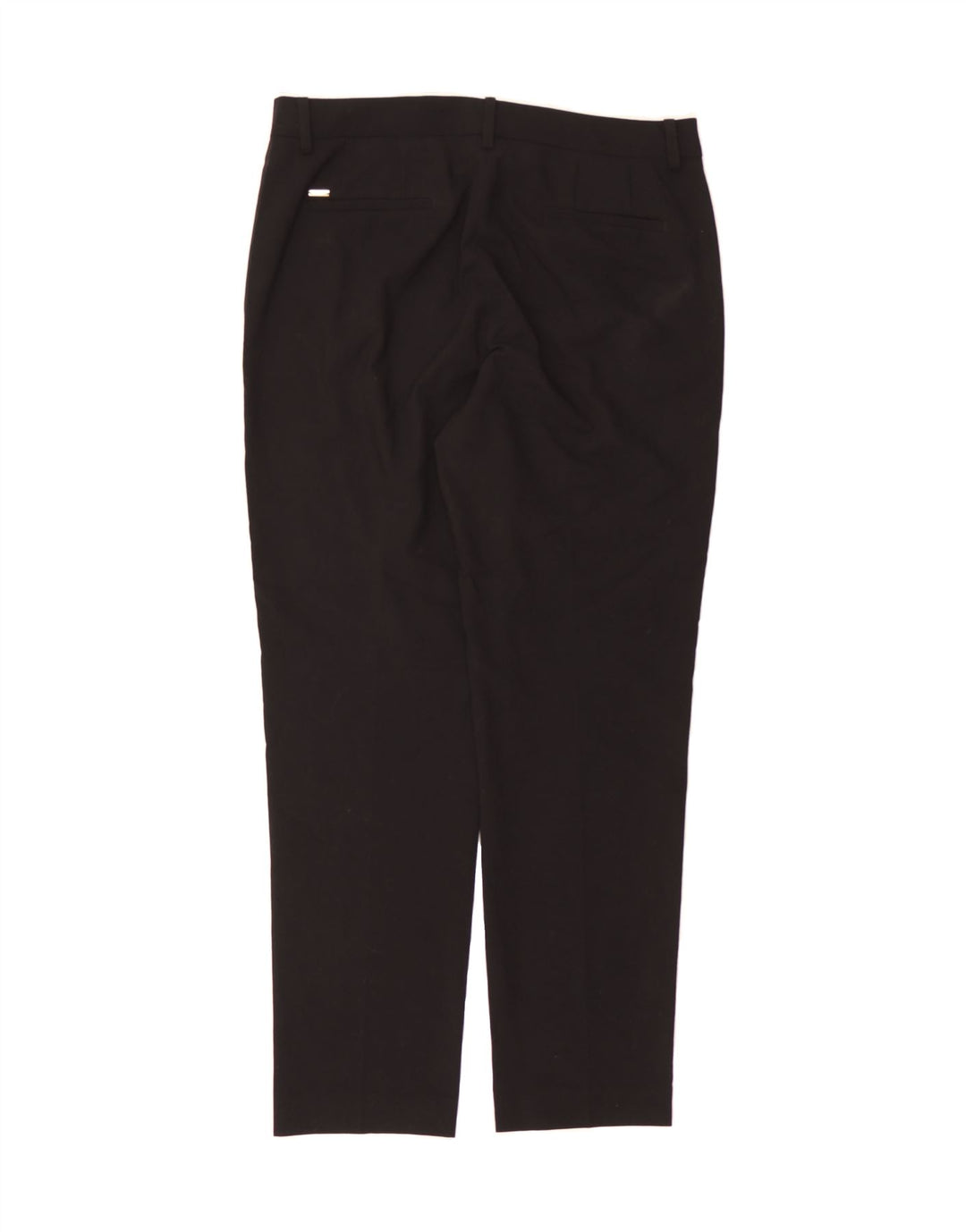 DKNY Womens Slim Chino Trousers US 10 Large W34 L30 Black Polyester Vintage Dkny and Second-Hand Dkny from Messina Hembry 