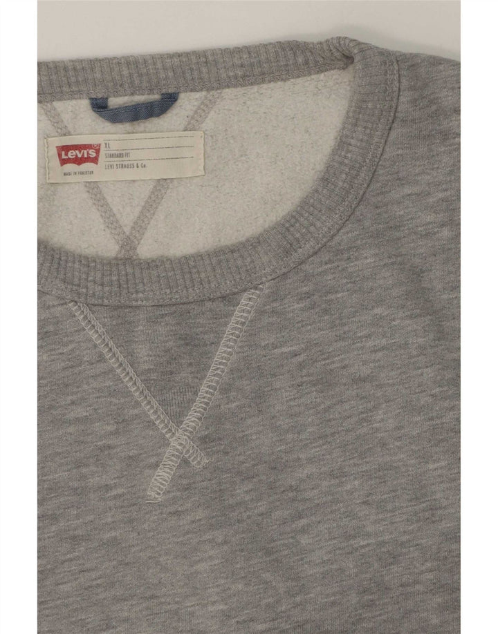 Męski sweter Levi's o standardowym kroju XL, szary