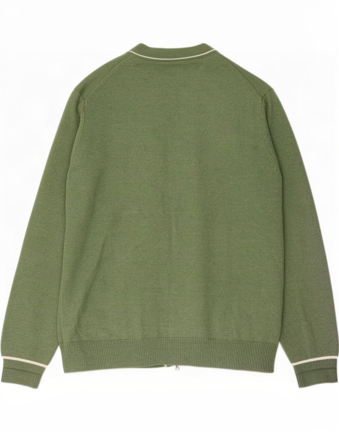 Marks & Spencer Męski sweter rozpinany 2XL Zielony poliester