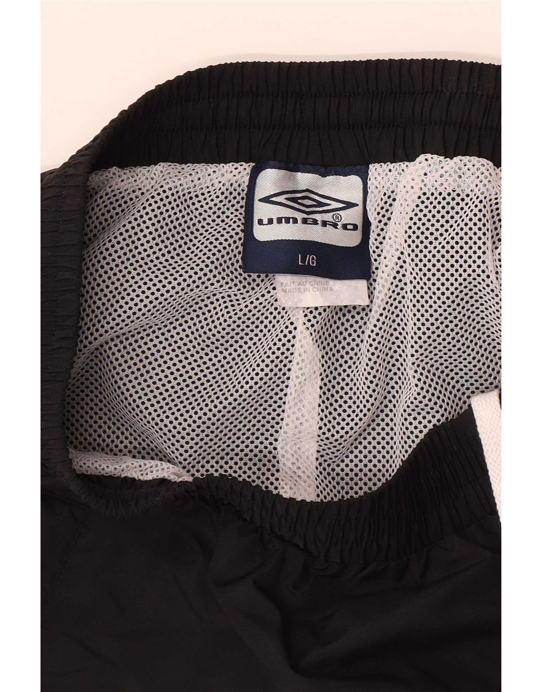 Męskie spodnie dresowe Umbro, duże, czarne, poliestrowe