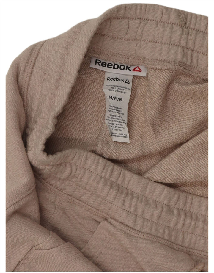 Damskie spodenki sportowe Reebok UK 14 Średni beż, bawełna