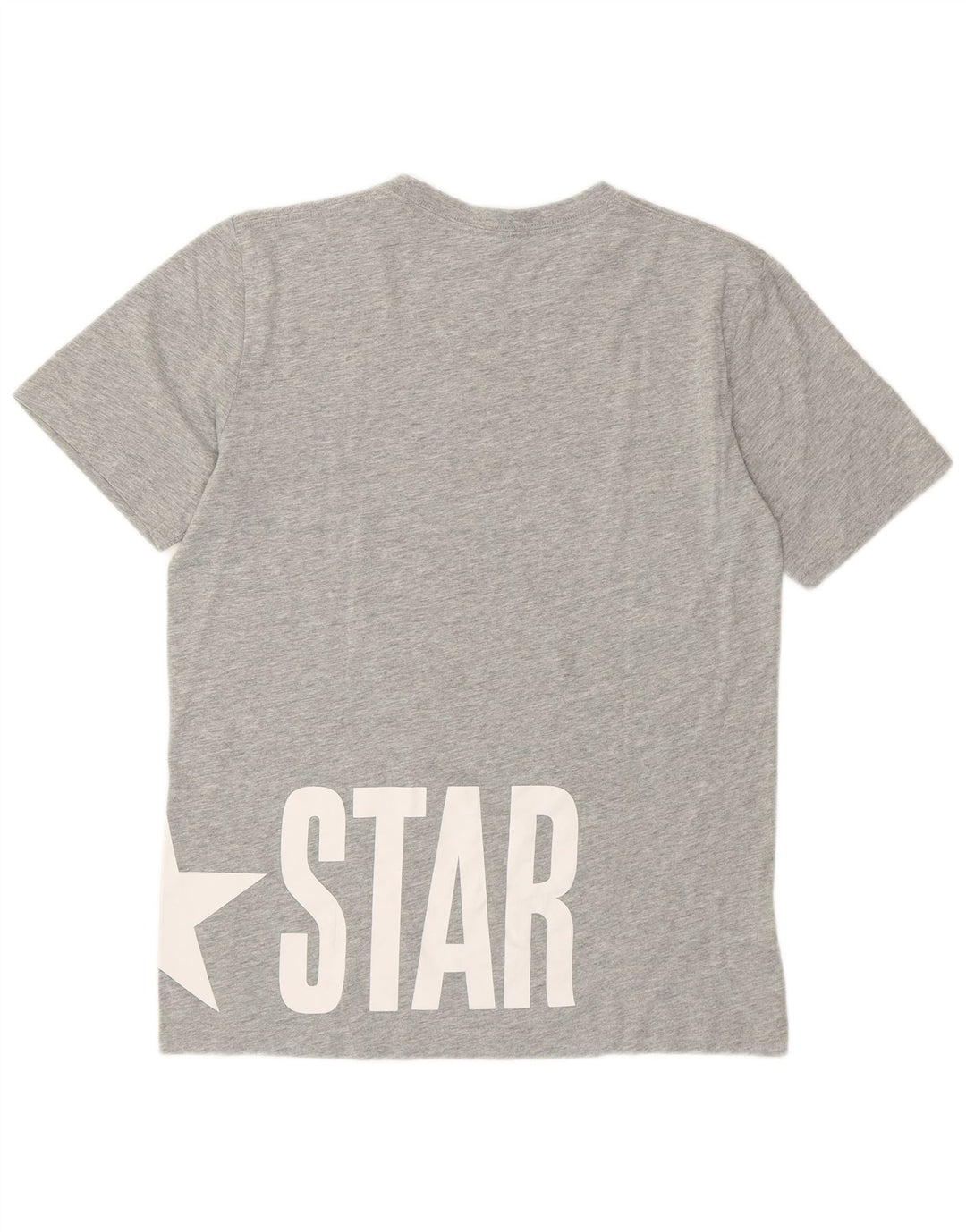 Chłopięcy T-shirt Converse z grafiką, 13-14 lat, XL, szary