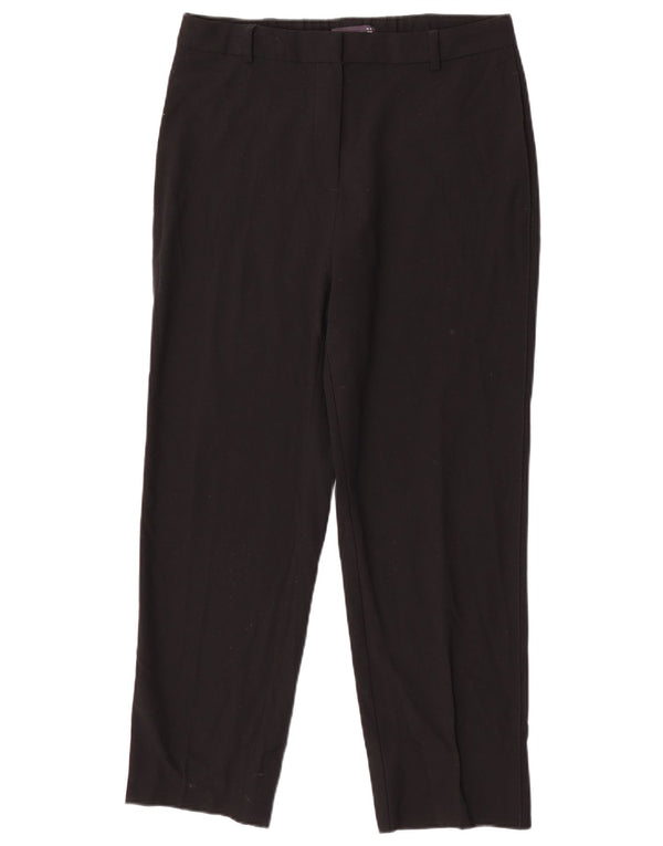 Damskie spodnie garniturowe Marks & Spencer UK 12 Medium W30 L26 Czarne