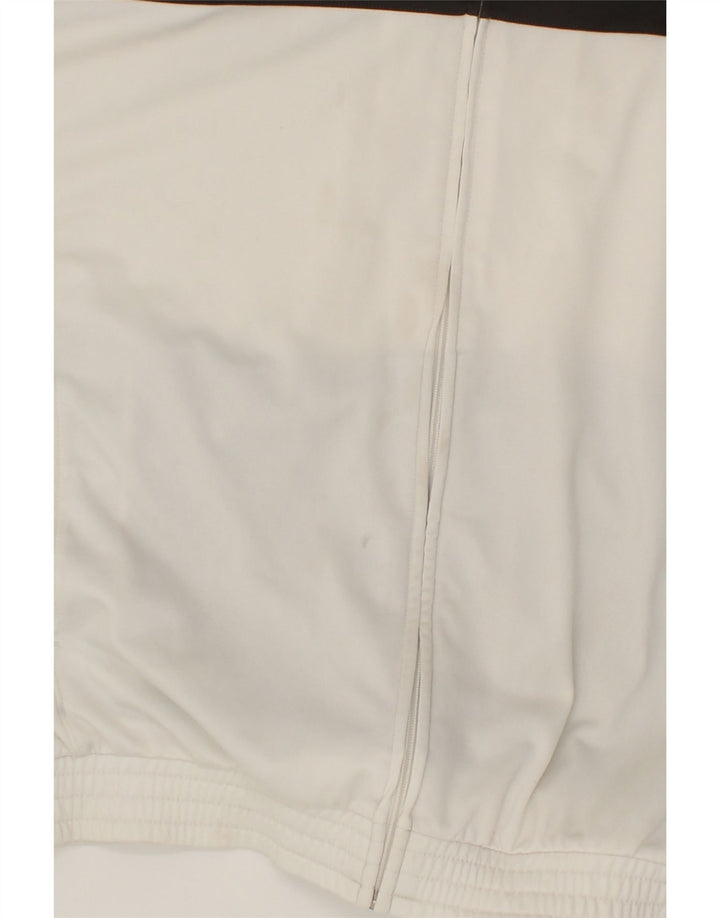 CHAMPION Mens Tracksuit Top Jacket XL White Colourblock Polyester Vintage Champion and Second-Hand Champion from Messina Hembry 
