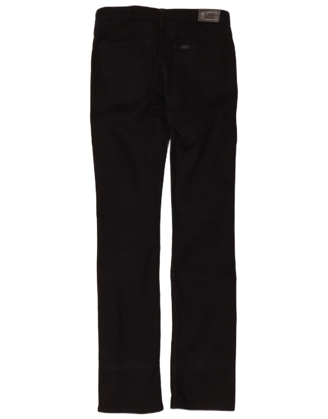 Damskie jeansy Lee Marlin Slim Straight W30 L35 Czarne bawełniane