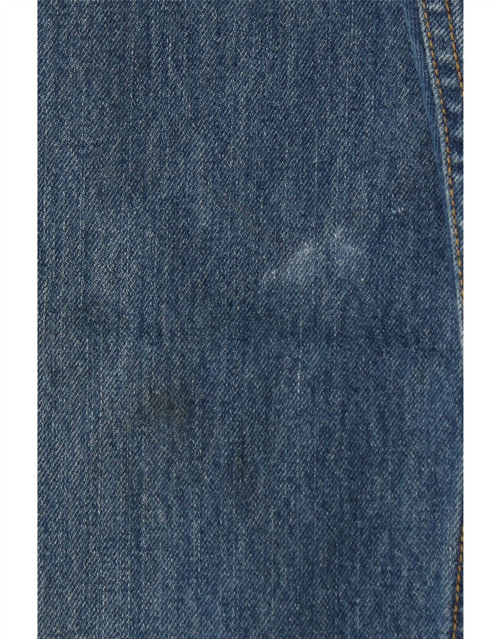Męskie jeansy Levi's 505 o regularnym kroju W31 L28 Niebieska bawełna