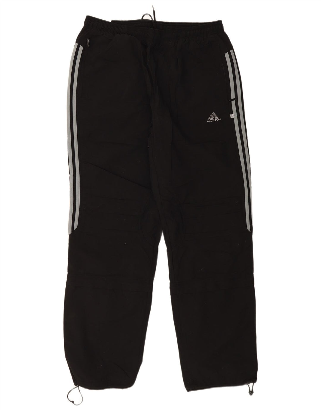 Adidas Męskie spodnie dresowe Joggery, duże, czarne, poliestrowe