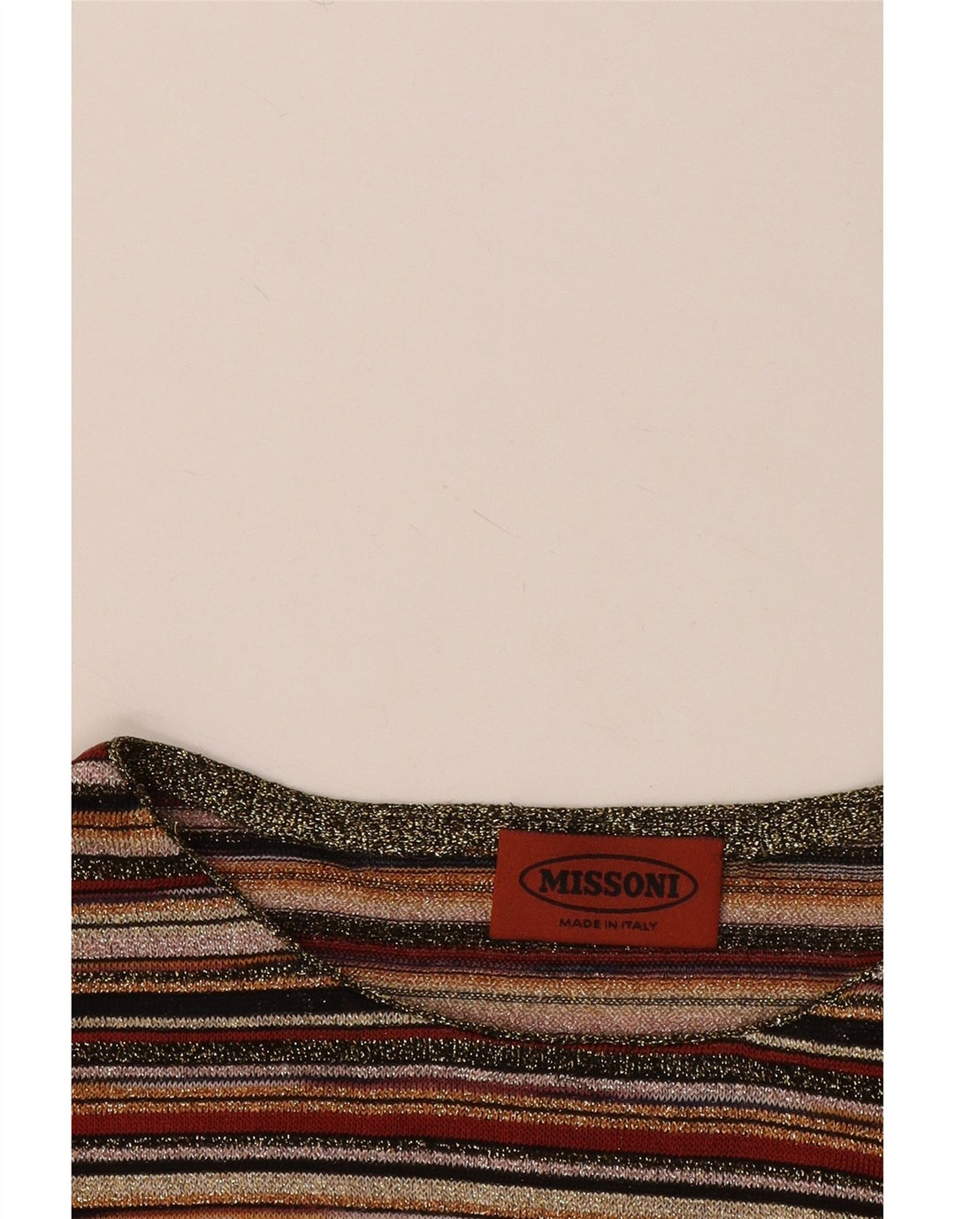 Damska bluzka Missoni Top UK 12 w średnie wielokolorowe paski
