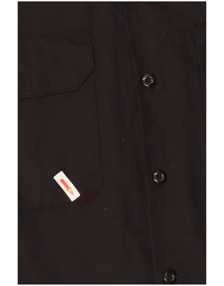 Męska koszula z krótkim rękawem Dickies XS, czarny poliester