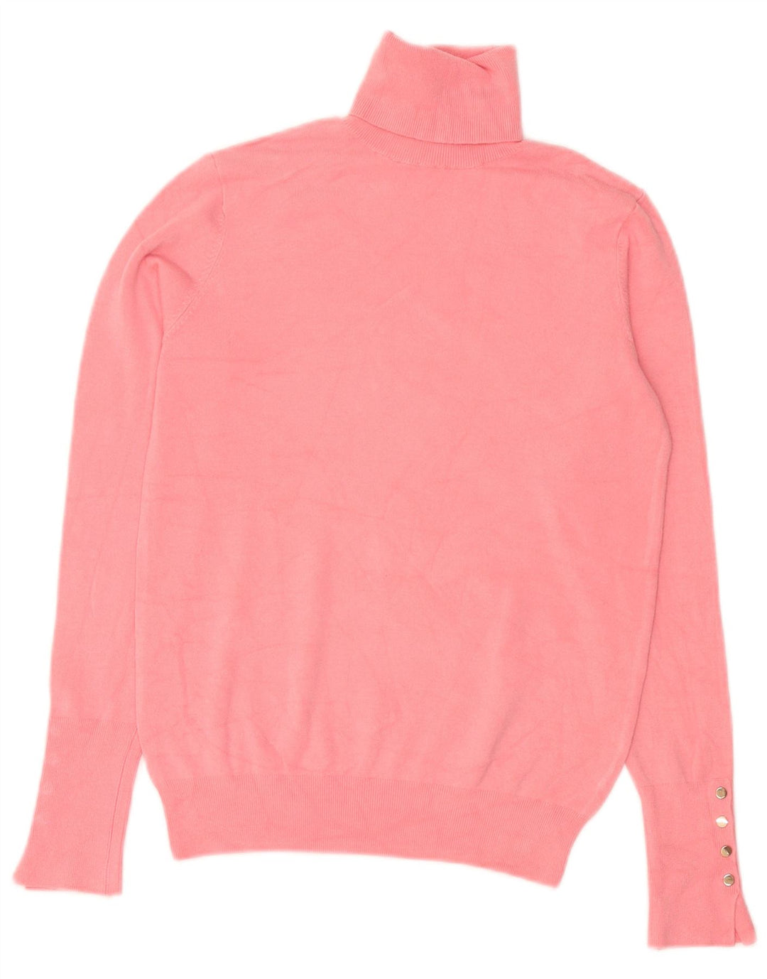 Sweter damski Zara z wywijanym dekoltem UK 10, mały, różowy