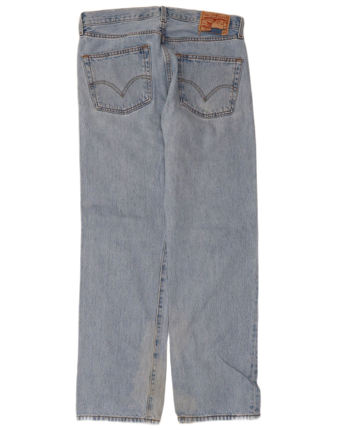 Męskie proste dżinsy Levi's W34 L32 Niebieskie bawełniane
