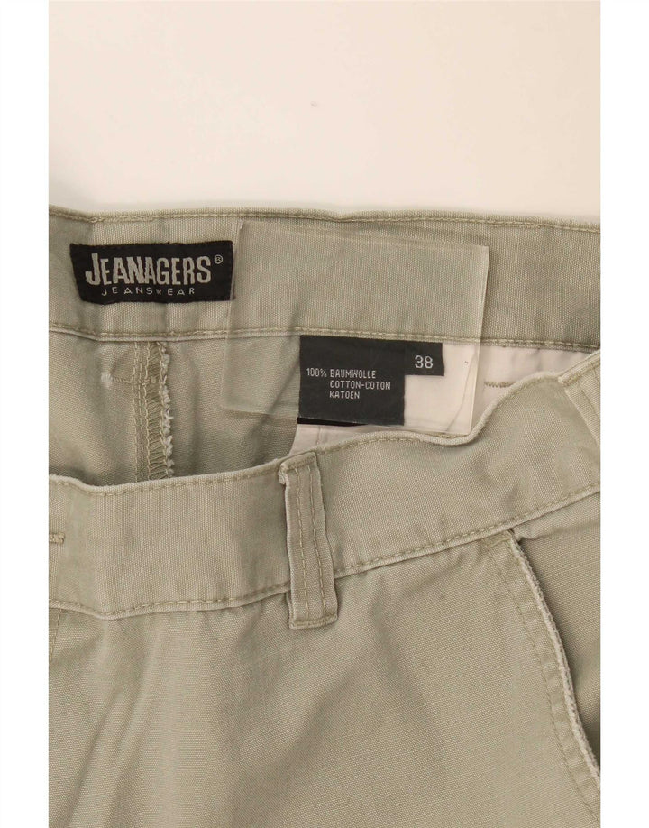 Męskie spodenki jeansowe Cargo W38 XL Khaki, bawełniane