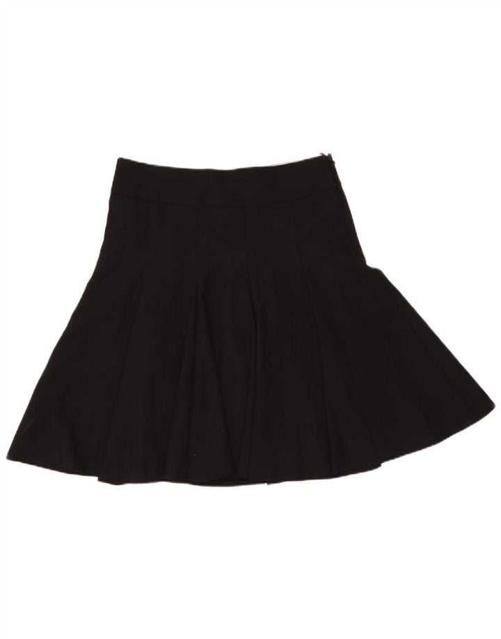 Damska plisowana spódnica Tommy Hilfiger US 8 Medium W32 Czarna wełna