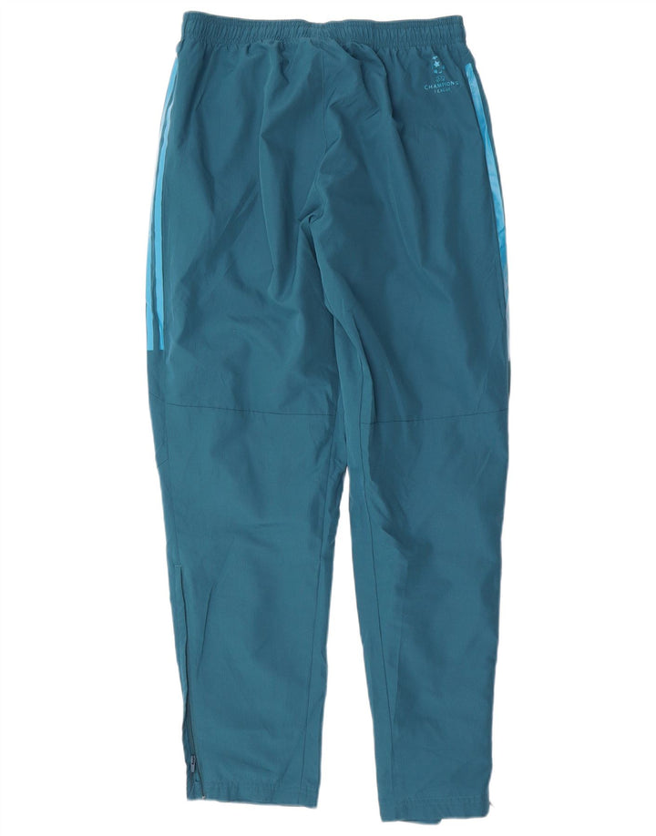 Męskie spodnie dresowe ADIDAS Real Madryt, średni niebieski, poliester