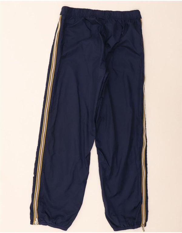 Wodoodporne spodnie damskie K-Way Joggers UK 14, średnie granatowe paski