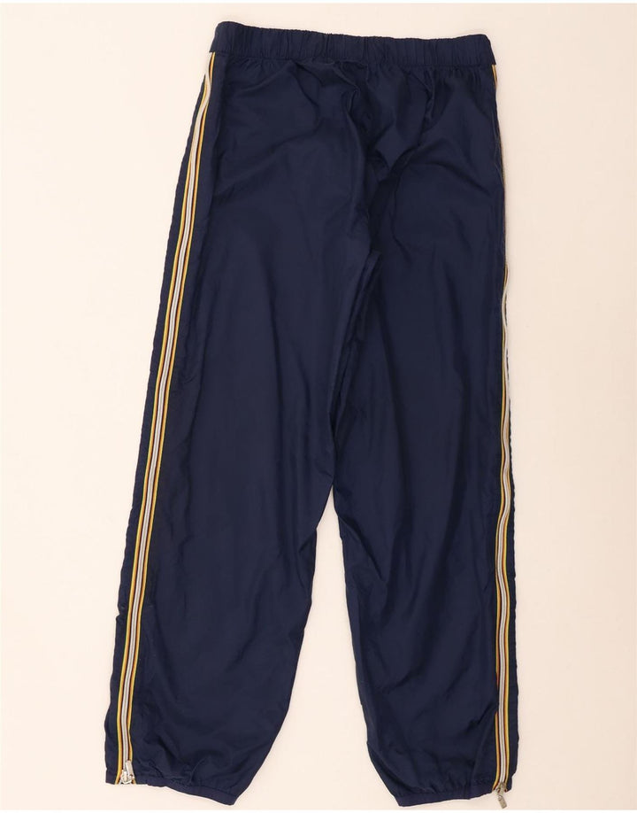 Wodoodporne spodnie damskie K-Way Joggers UK 14, średnie granatowe paski