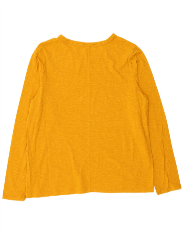 Damski top Gap z długim rękawem, UK 18 XL, żółty, nakrapiany