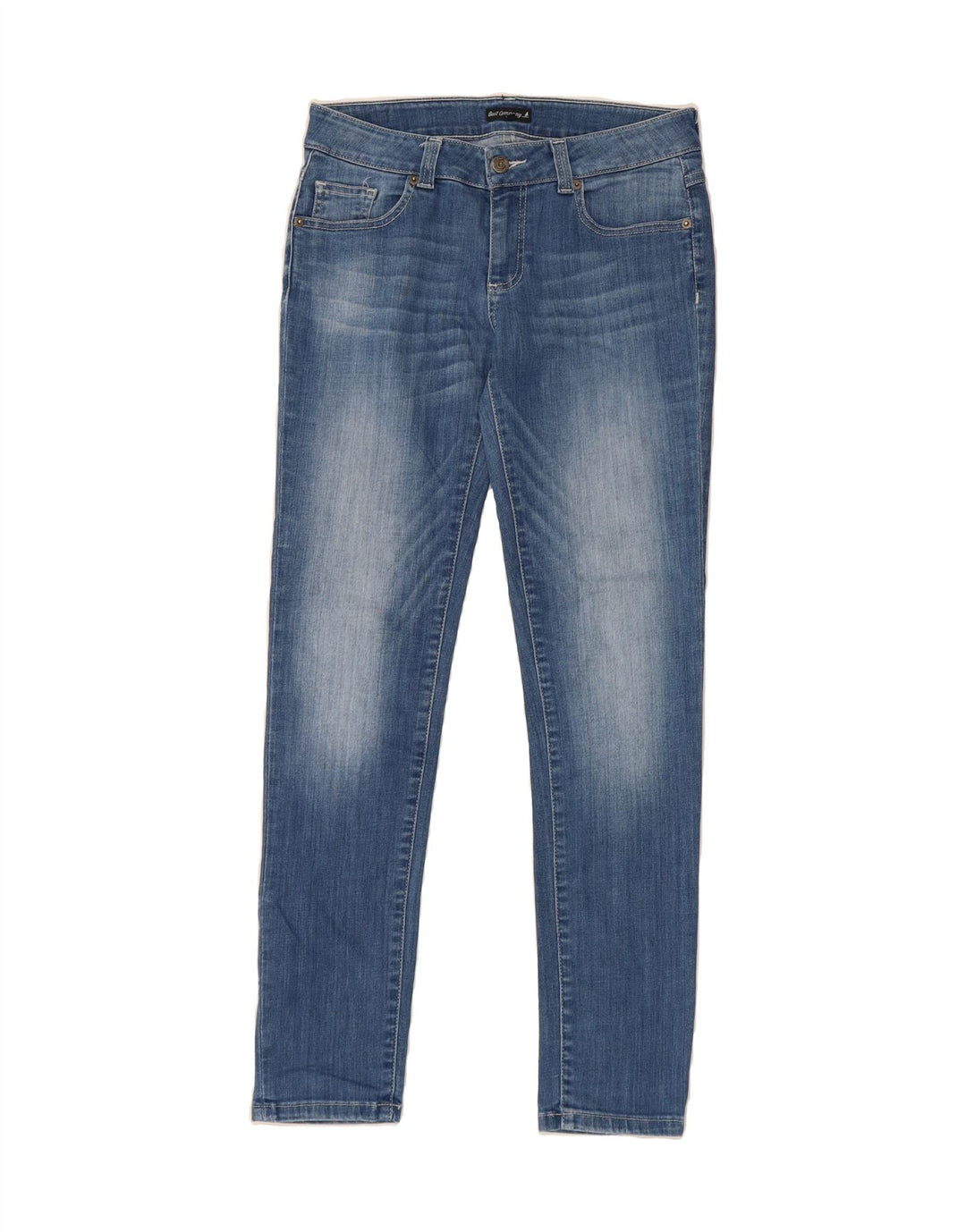 BEST COMPANY Womens Slim Jeans IT 44 Medium W32 L30 Blue Cotton Vintage Best Company and Second-Hand Best Company from Messina Hembry 