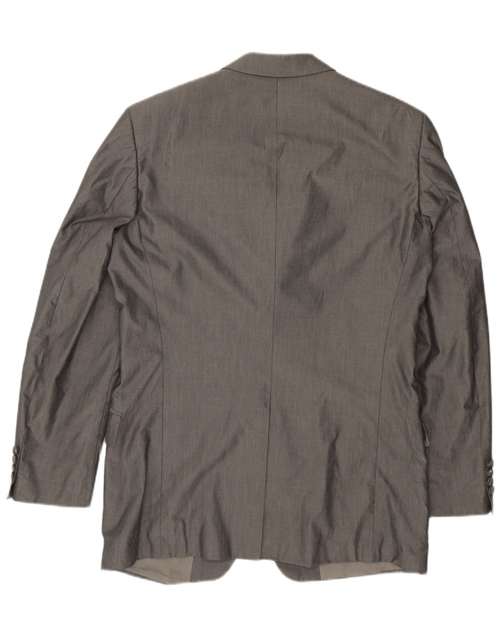 Hugo Boss Męska Marynarka z 3 Guzikami UK 42 XL Szara Bawełna