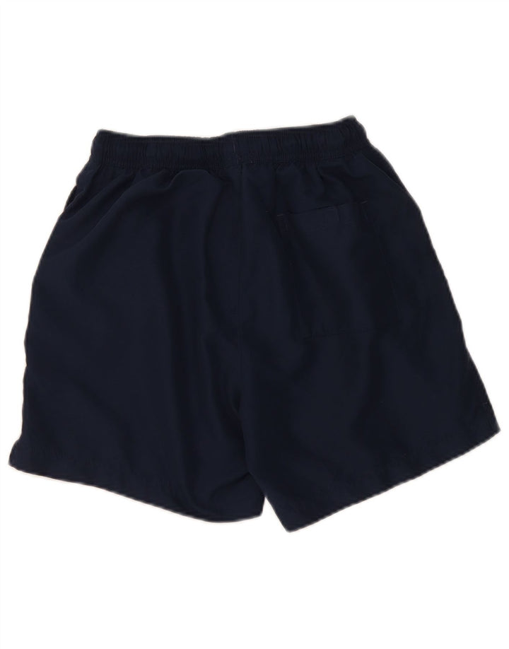 CALVIN KLEIN Mens Graphic Swimming Shorts Small  Navy Blue Colourblock