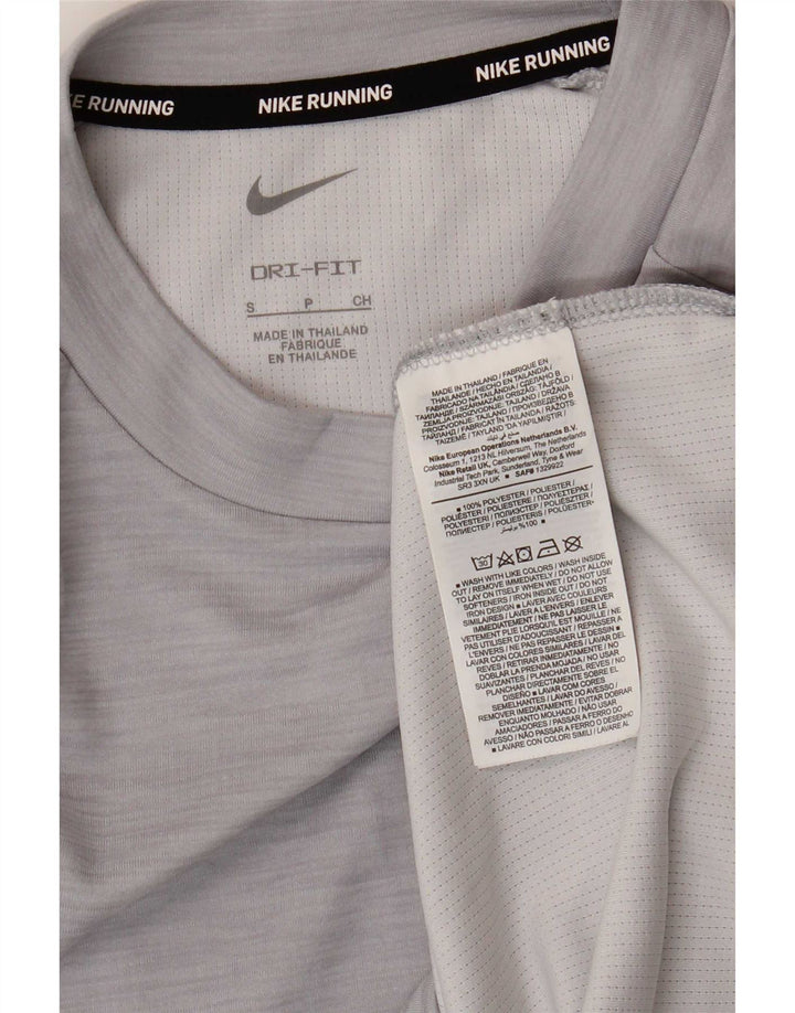 Damski sweter dresowy Nike UK 10, mały, szary, nakrapiany poliester