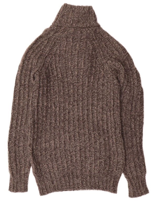 Męski sweter zapinany na guziki Superdry, mały, szary, wełniany
