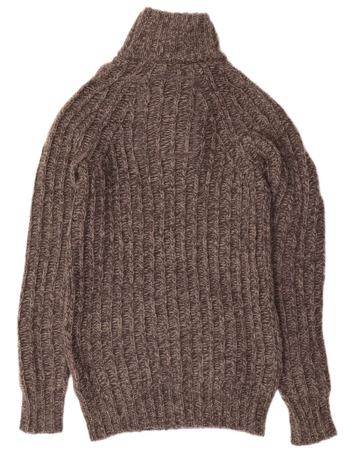 Męski sweter zapinany na guziki Superdry, mały, szary, wełniany