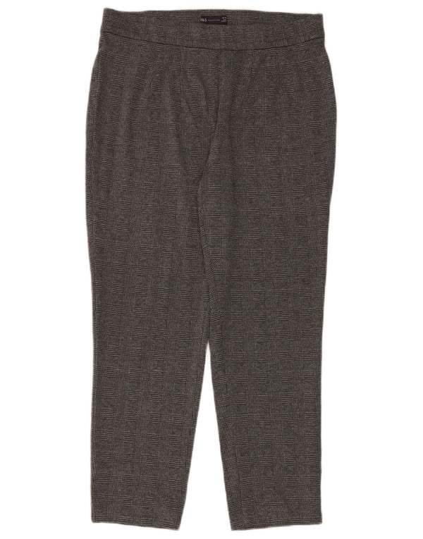 Spodnie damskie Marks & Spencer UK 16 Large W36 L28 Szara kratka