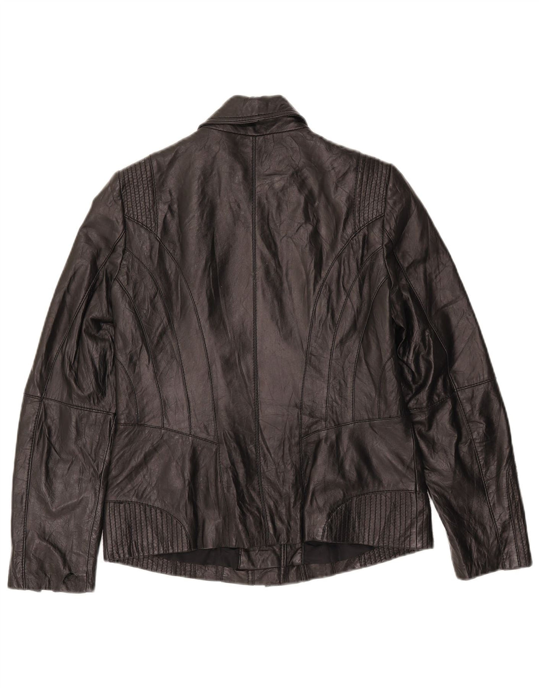 Damska skórzana kurtka motocyklowa BONITA EU 38, średnia czarna skóra jagnięca