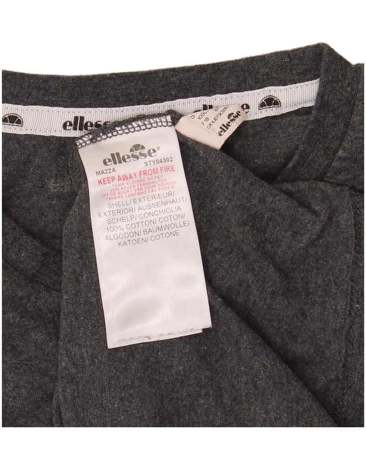 Męski T-shirt z grafiką ELLESSE, średnioszary, bawełniany