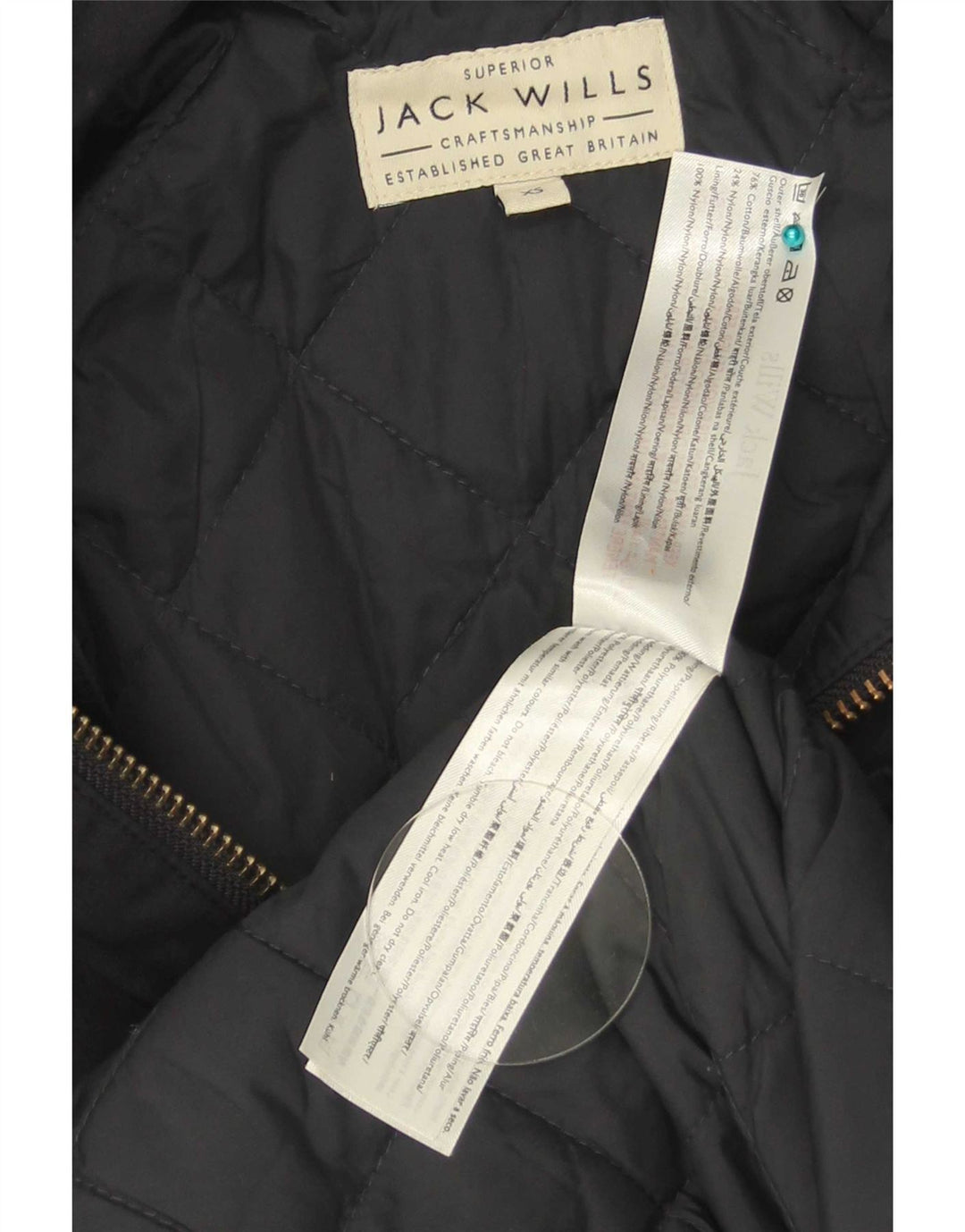 Kurtka męska Jack Wills UK 34 XS, granatowa, bawełniana