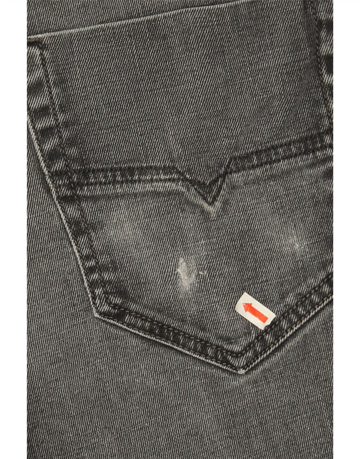 Męskie jeansy Diesel Slim W32 L32 Szara bawełna