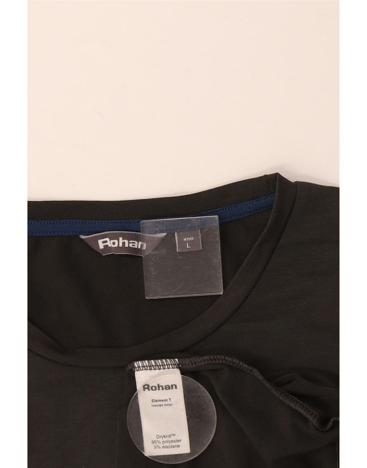 Męski T-shirt ROHAN, duży, szary, poliester