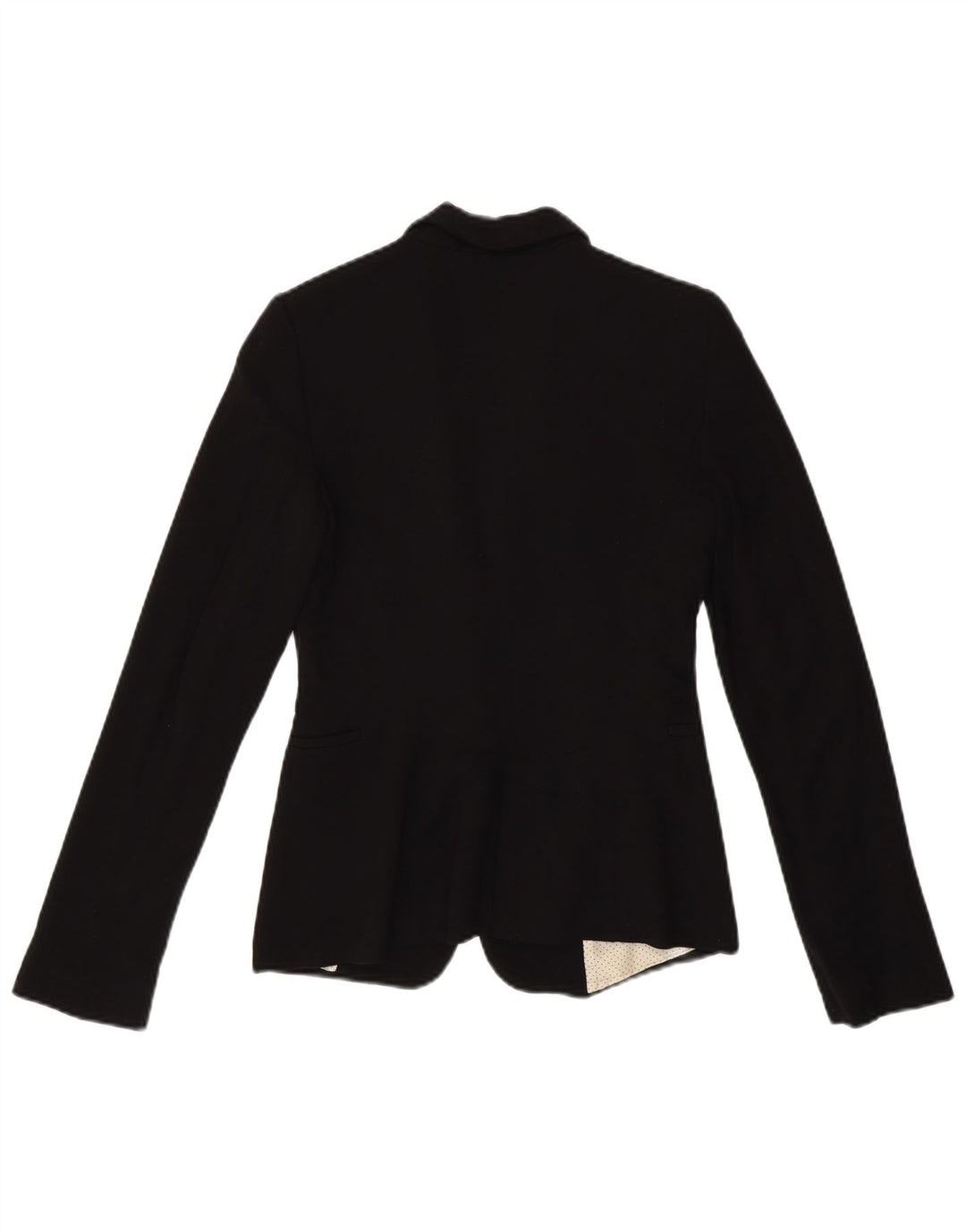 ZARA Womens 1 Button Blazer Jacket UK 6 XS Black