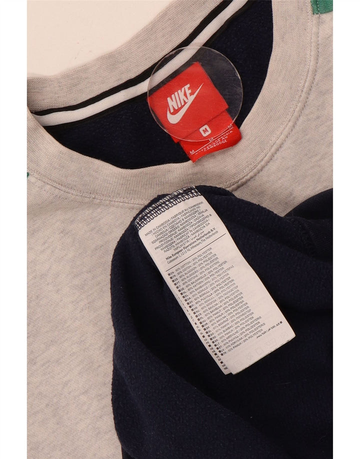 Męska bluza Nike z grafiką, średnia, wielobarwna bawełna z blokami kolorów