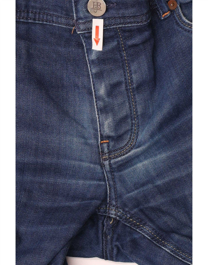Harmont & Blaine Męskie jeansy slim W30 L32 Niebieskie bawełniane